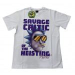 Rick And Morty - Savage Critic (Lisanslı T-Shirt) Beyaz 