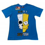 Simpsons - Bart Skull Half Face (T-Shirt) Sax 