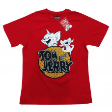 Tom And Jerry - Smile (Lisanslı T-Shirt) Kırmızı