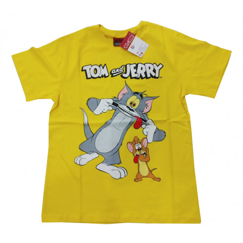 Tom And Jerry (Lisanslı T-Shirt) Sarı