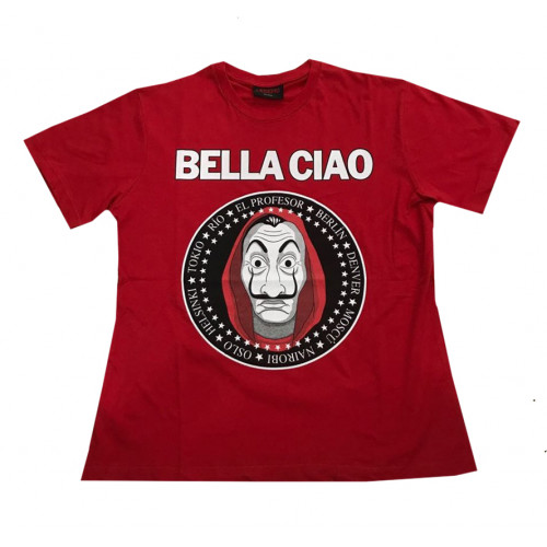 La Casa De Papel - Bella Ciao (T-Shirt) Kırmızı